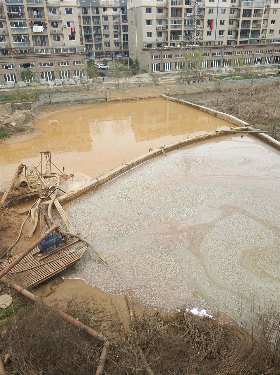 润州沉淀池淤泥清理-厂区废水池淤泥清淤