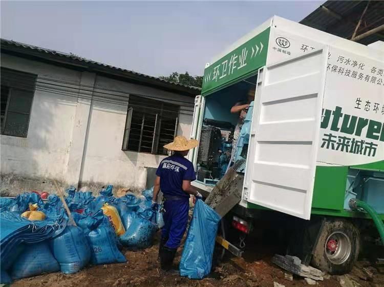 润州工业污泥压干处理